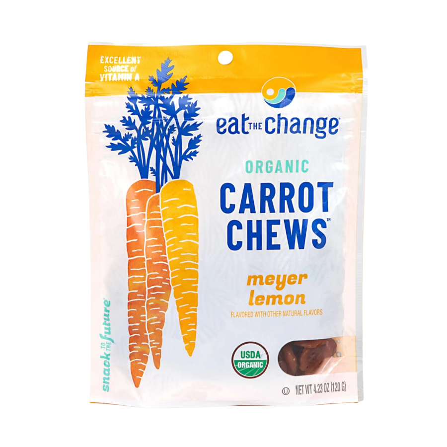 Eat The Change Organic Carrot Chews Meyer Lemon 4.2oz