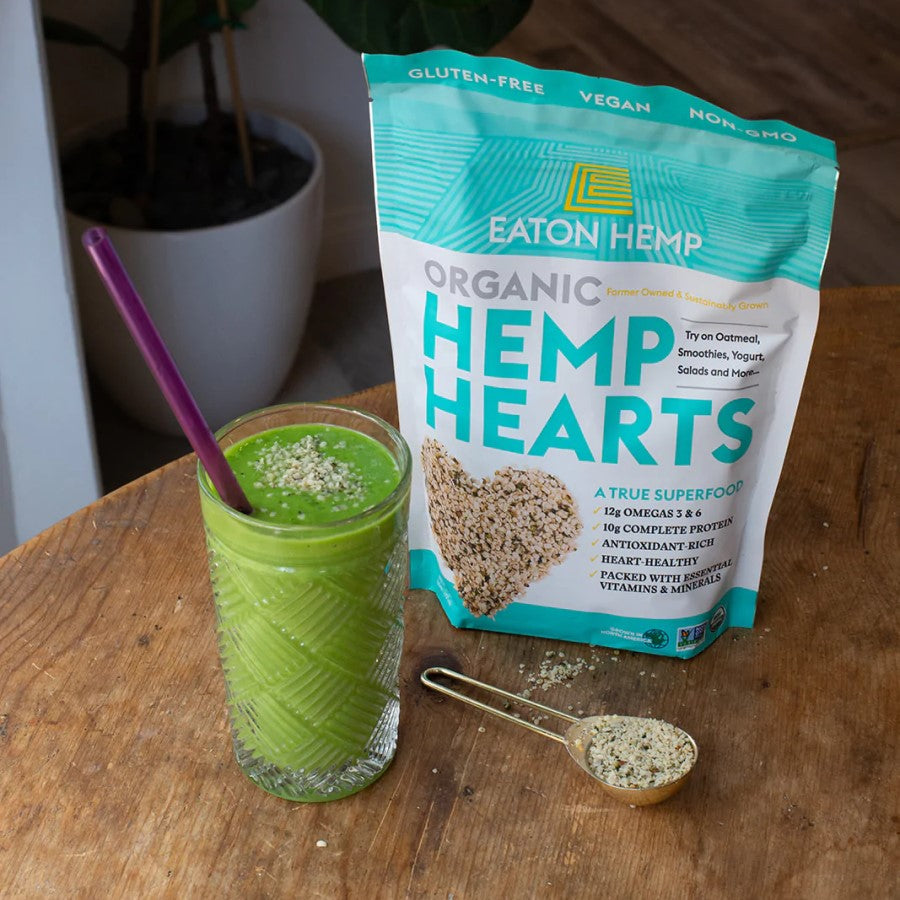 Eaton Hemp Hearts Topping A Green Smoothie