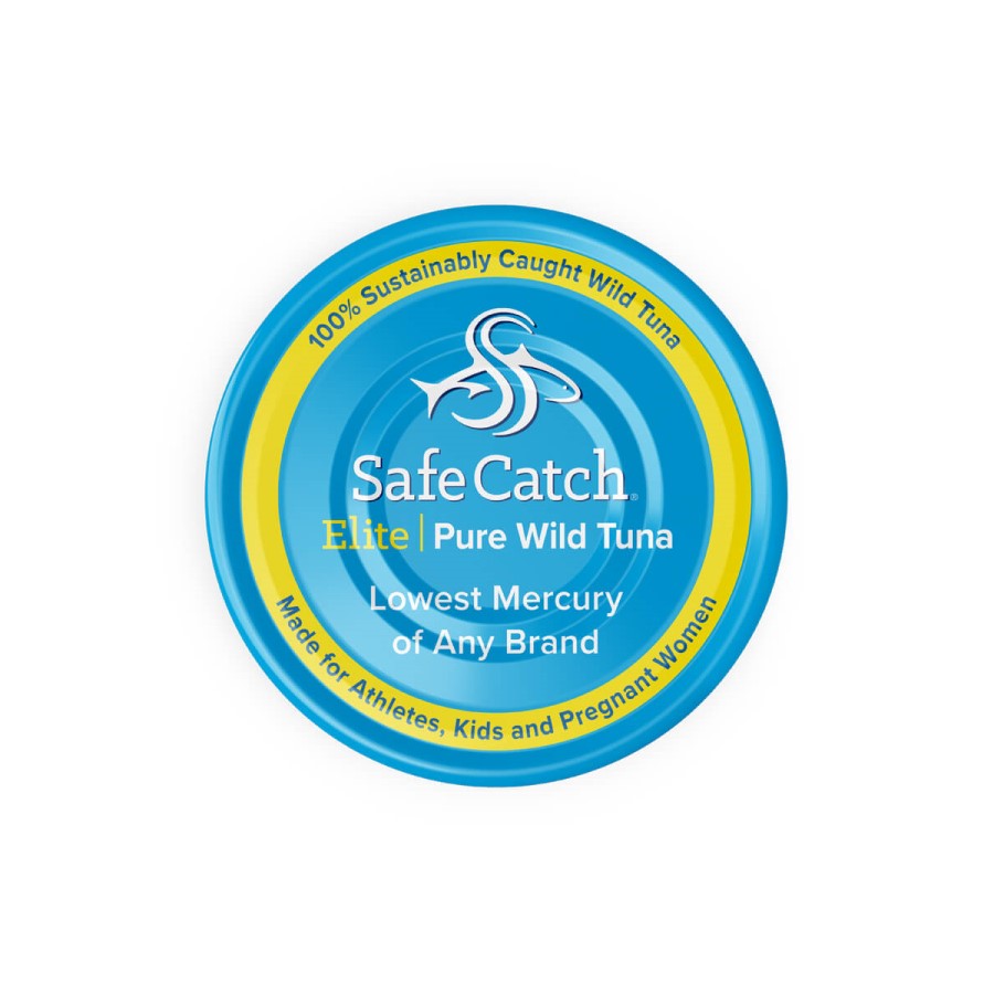 Bright Blue Can Safe Catch Tuna Elite 100% Sustainably Caught Wild Tuna 