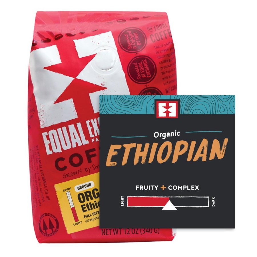 Equal Exchange Organic Ethiopian Coffee Fruity And Complex Medium Roast