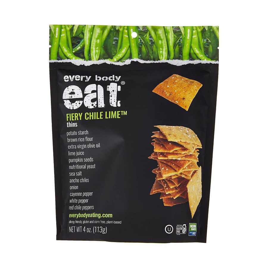 Every Body Eat Snack Thins Fiery Chile Lime 4oz