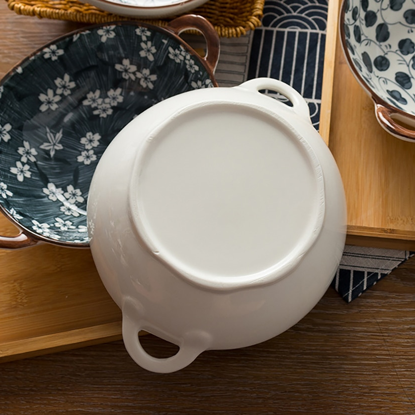 Bottom Of Ceramic Pottery Bowl Purposefully Irregular Shape Modern Farmhouse Dishware