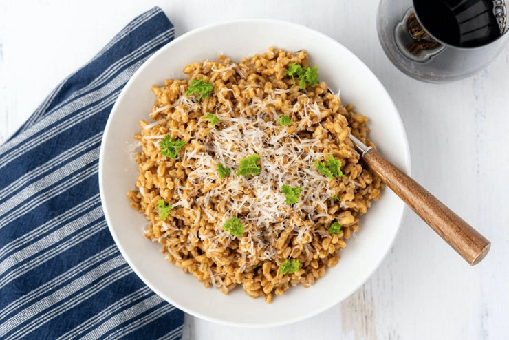 Organic Italian Pearled Farro Risotto Sideaway Foods Recipe