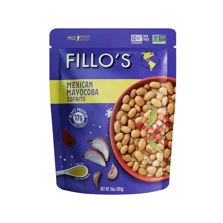 Fillo's Non-GMO Mexican Mayocoba Beans Sofrito 10oz