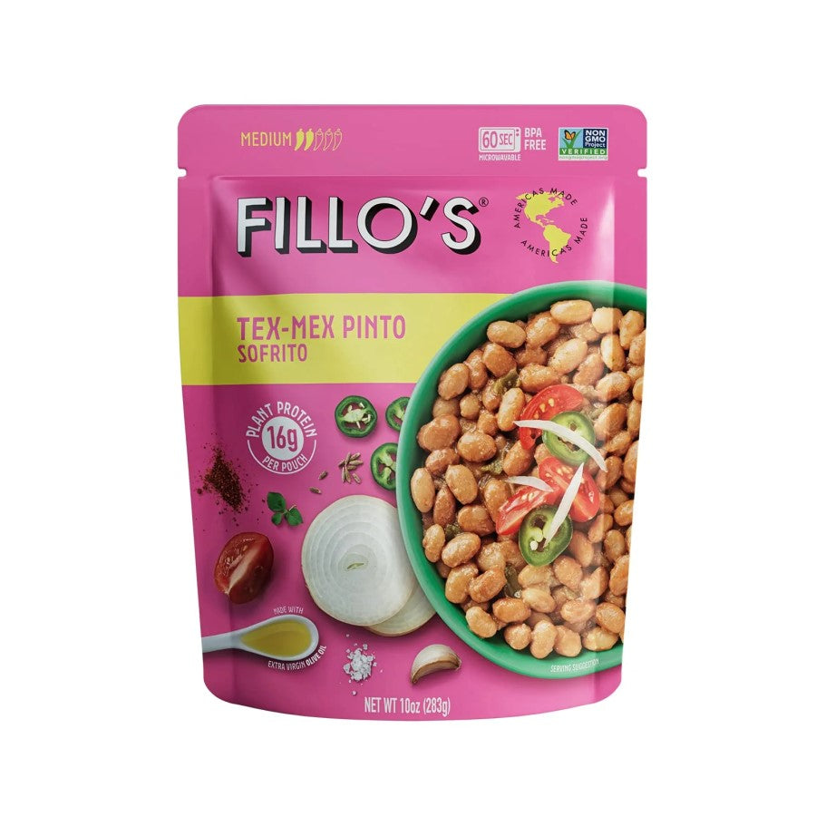 Fillo's Non-GMO Tex-Mex Pinto Beans Sofrito 10oz