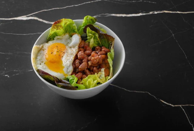 Fillo's Recipe Puerto Rican Pink Beans Sofrito With Lettuce And Egg