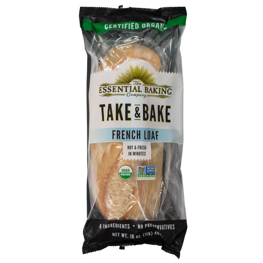 The Essential Baking Company Take & Bake Organic French Bread 16oz