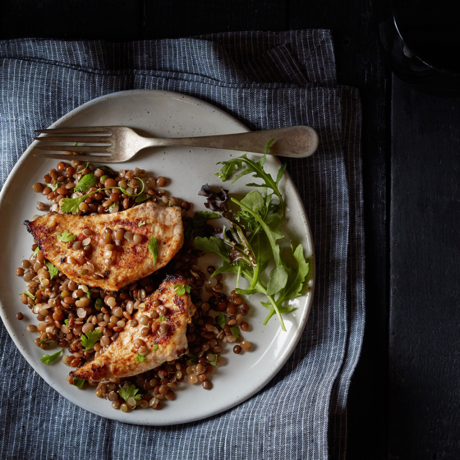 Garam Masala Chicken With Lentils Recipe From TruRoots Using Organic Sprouted Lentil Blend