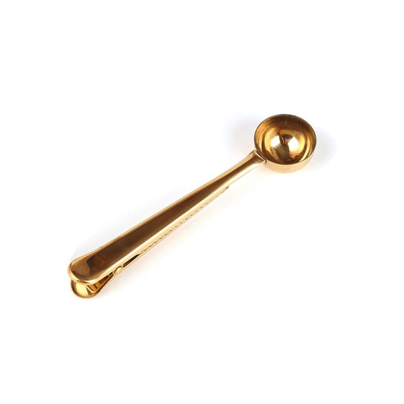 Stainless Steel Coffee Scoop Gator Clip Terra Powders