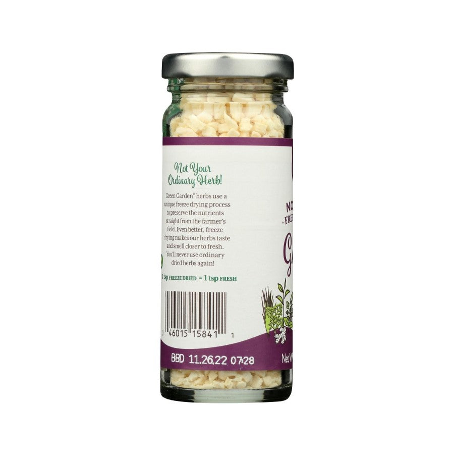 Green Garden Herbs Use A Unique Freeze Drying Process To Preserve Nutrients And Fresh Taste Dried Garlic
