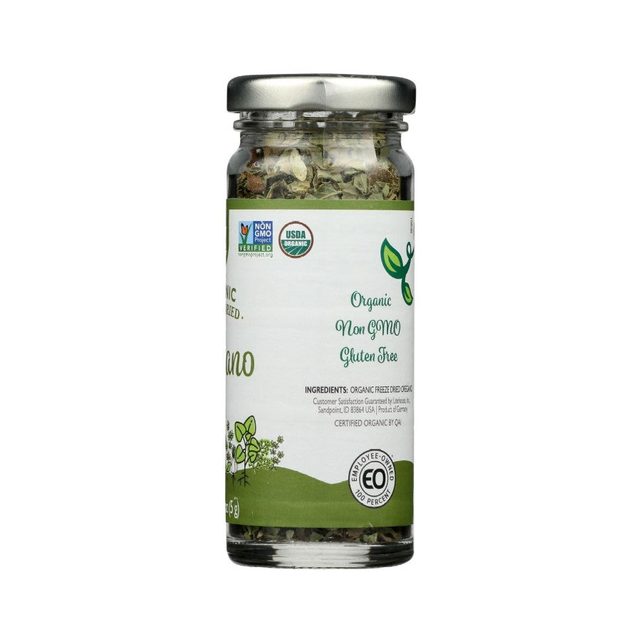 USDA Organic Non-GMO Verified Single Ingredient Organic Freeze Dried Oregano Green Garden Herbs 