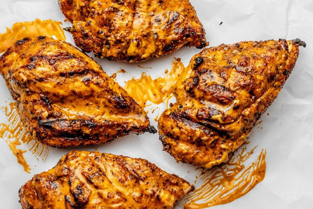 Grilled Buffalo Sauce Chicken Breasts Made With Primal Kitchen No Dairy Buffalo Sauce With Pumpkin Seed Butter Butter