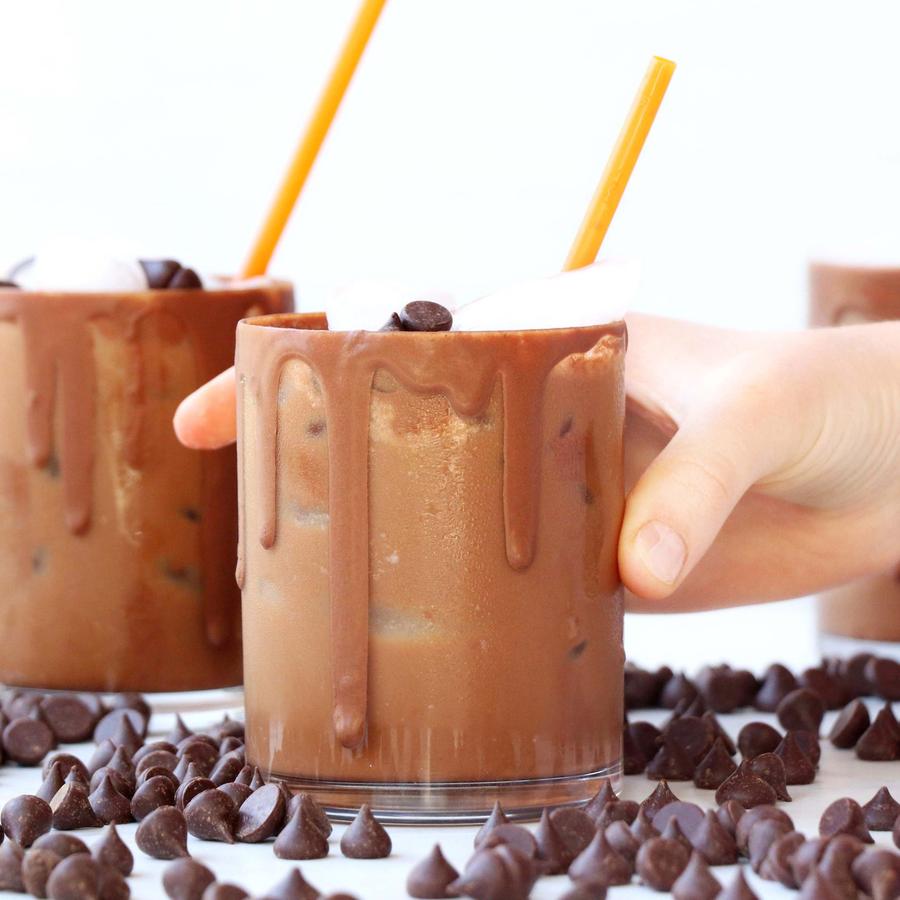 Chocolate Drinks Made With Pascha Organic 100% Cacao Super Dark Chocolate Chips