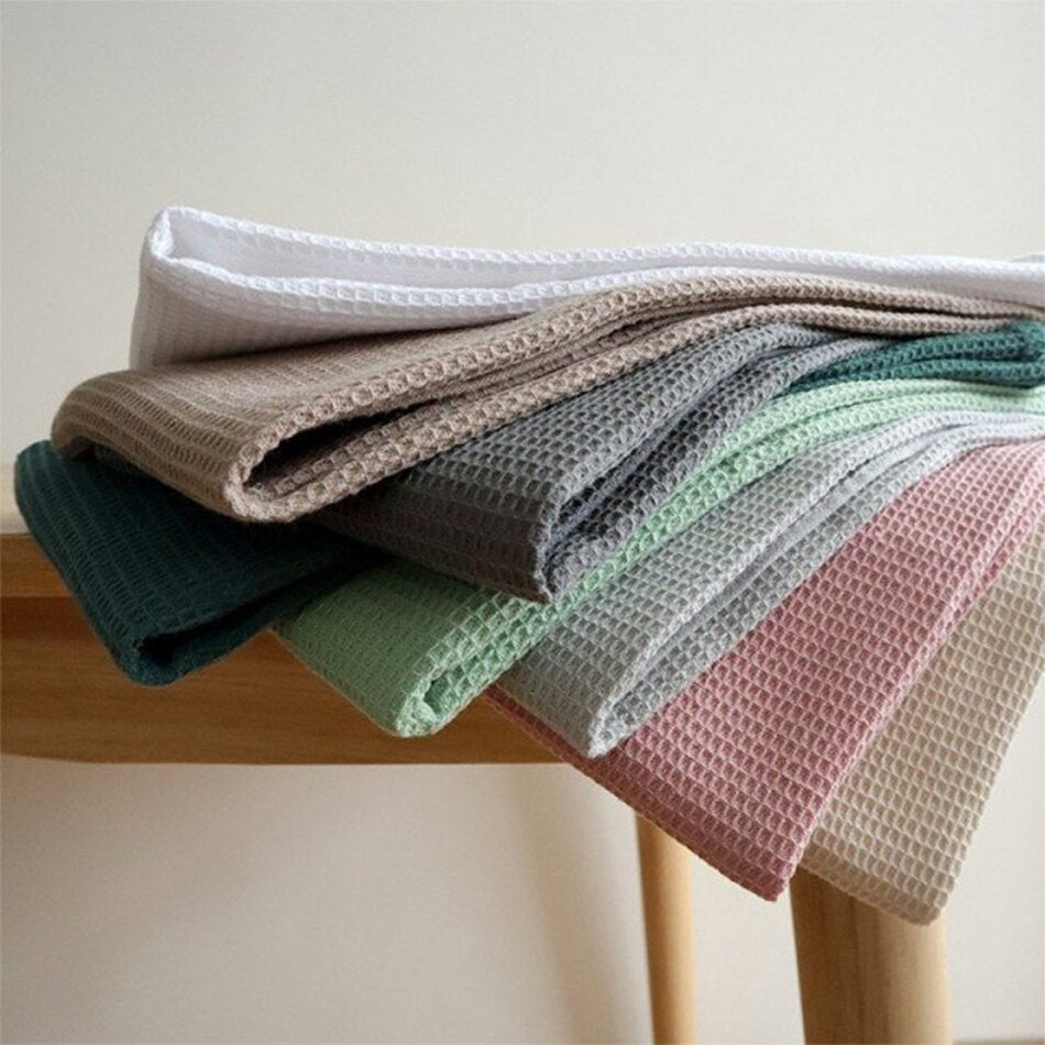 Beautiful 100% Cotton Waffle Knit Kitchen Towels From Terra Powders