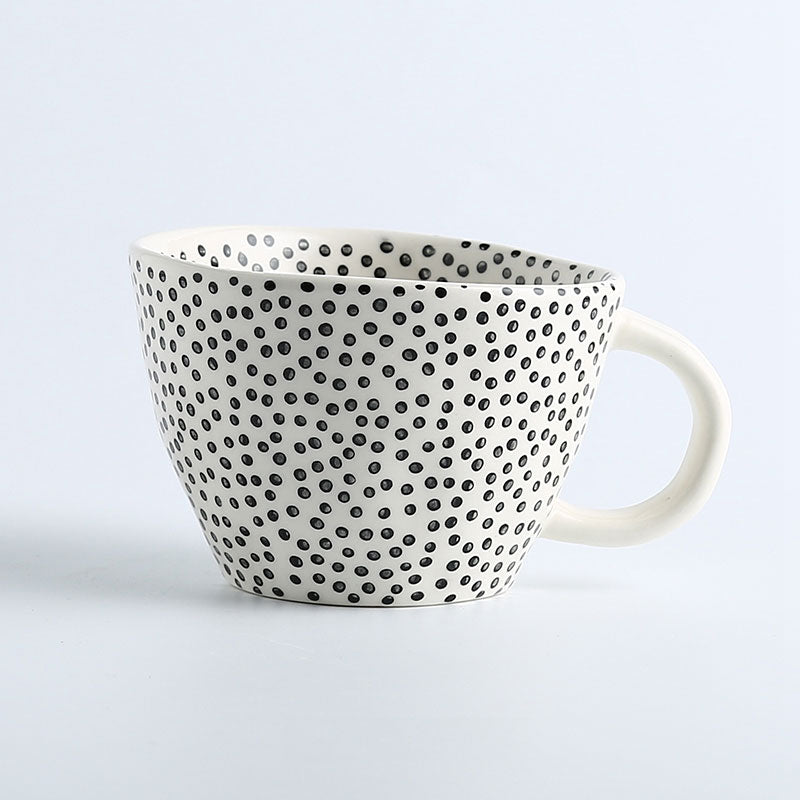 Peppercorn Artistic Style Irregular Shaped Ceramic Mug
