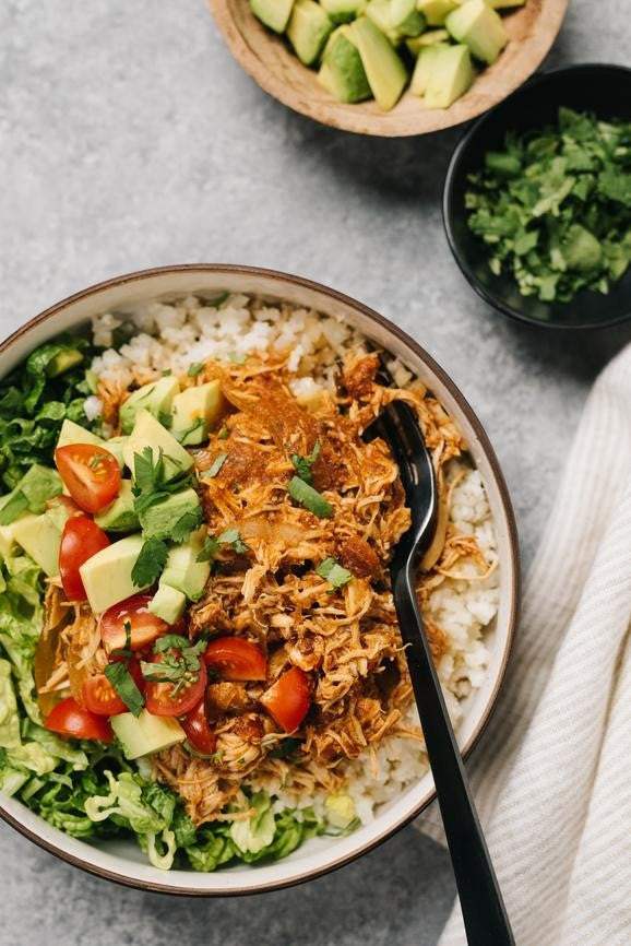 Organic Bonafide Provisions Recipe Healthy Chicken Burrito Bowl