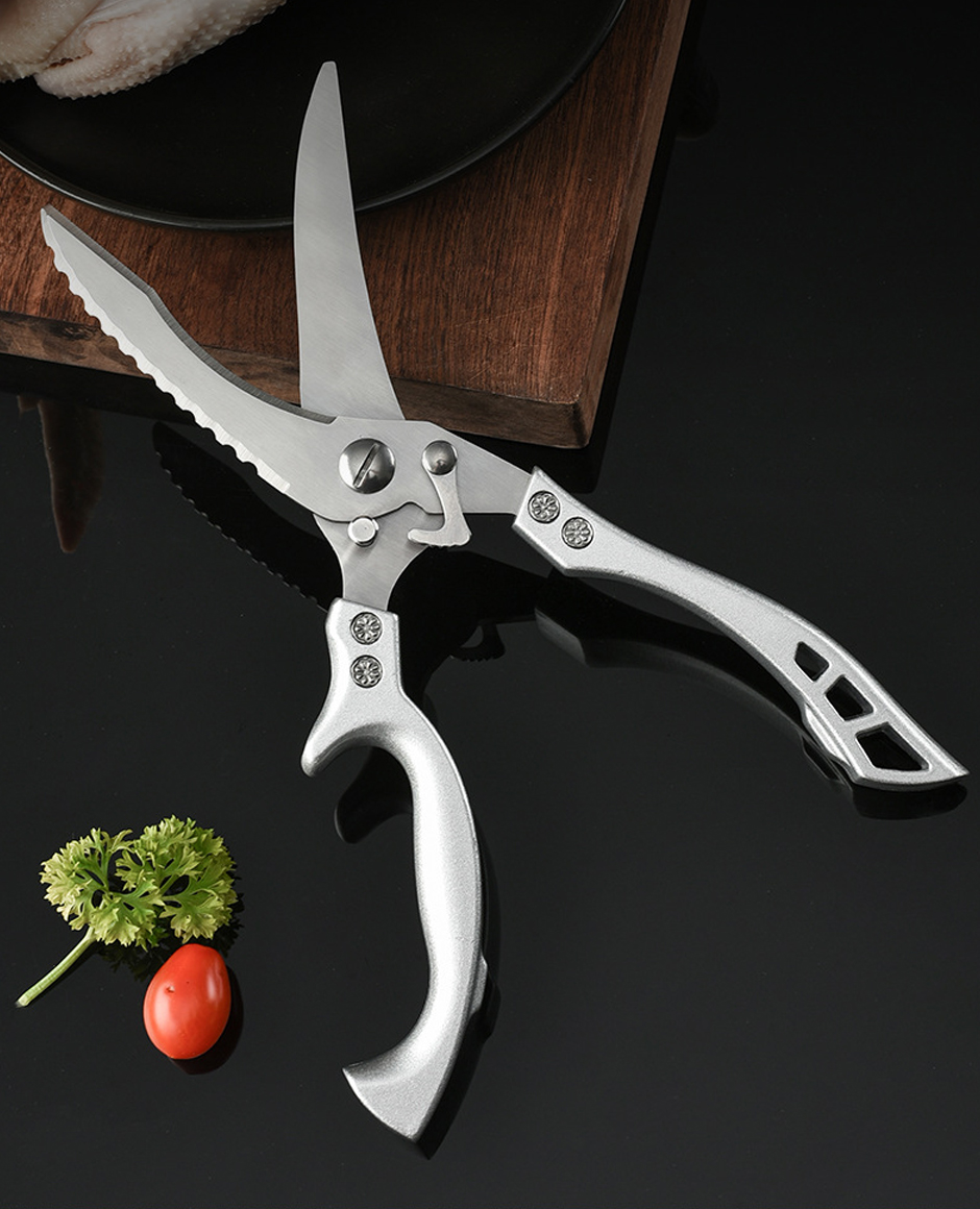 Stylish Stainless Steel Kitchen Shears From Terra Powders