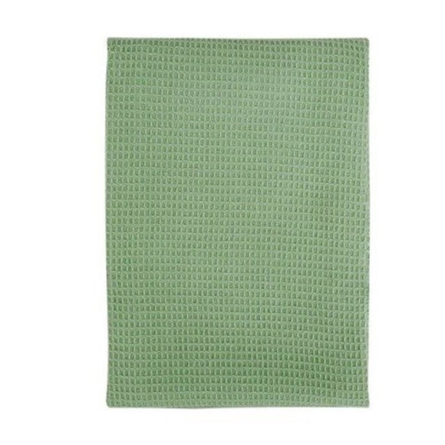 Pure Cotton Waffle Knit Kitchen Hand Towel Herb Color