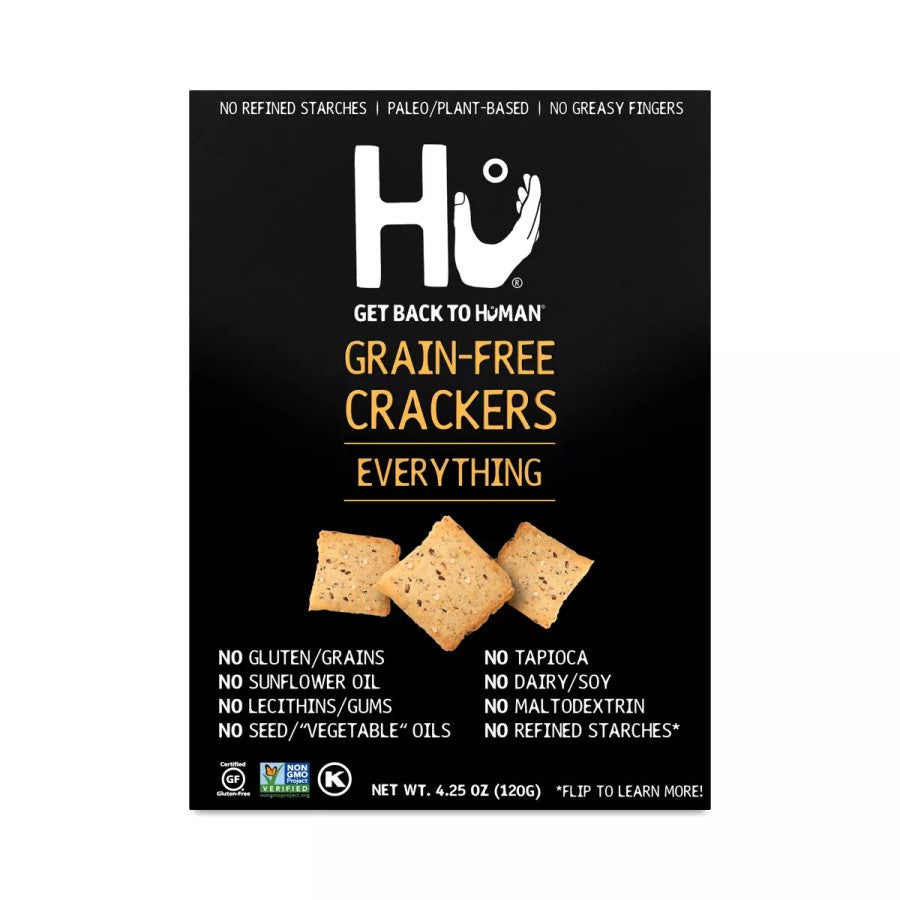 Hu Grain Free Crackers Everything 4.25oz