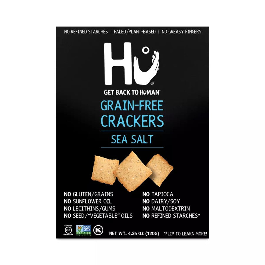 Hu Grain Free Crackers Sea Salt 4.25oz