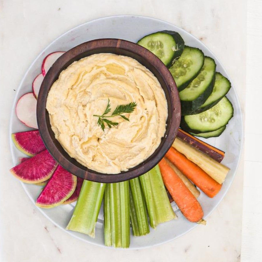 Fresh Veggies And Hummus Made With Primal Kitchen Avocado Oil