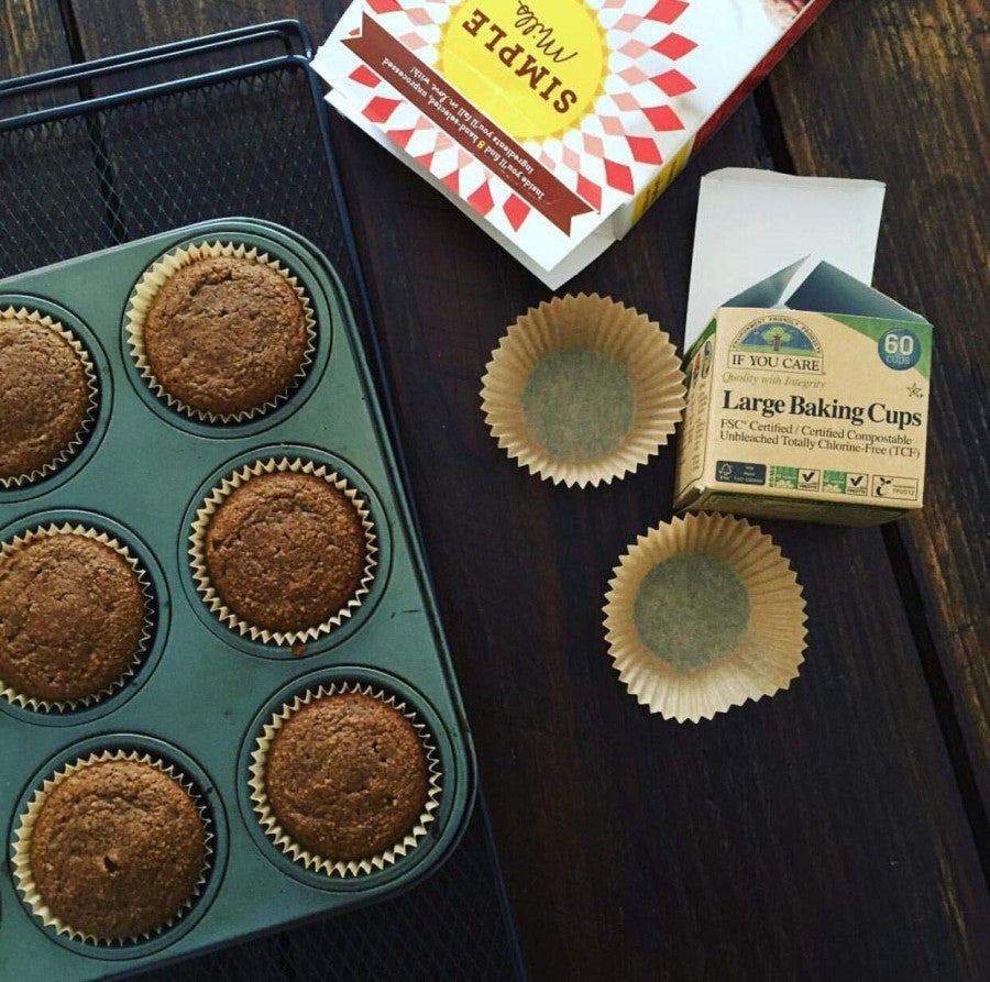 If You Care Compostable Large Baking Cups With Simple Mills Muffins