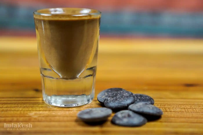 Imlakesh Recipe Awaken Cacao Shot With Organic Cocoa Wafers