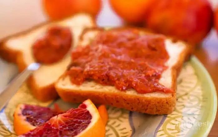 Golden Berry Marmalade On Toast Made With Imlak'esh Organics Golden Berries