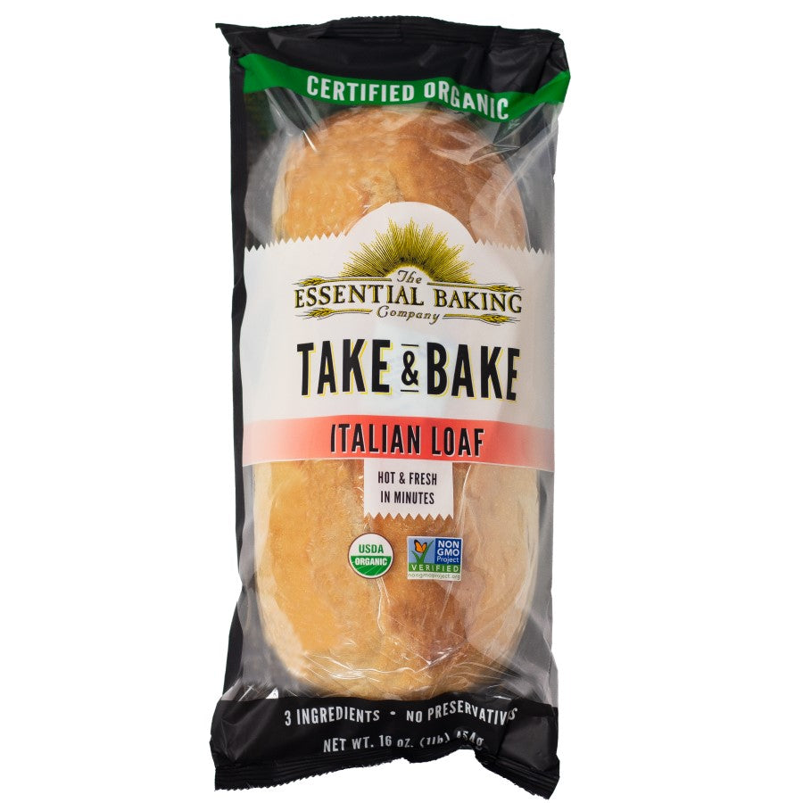 The Essential Baking Company Take & Bake Organic Italian Bread 16oz