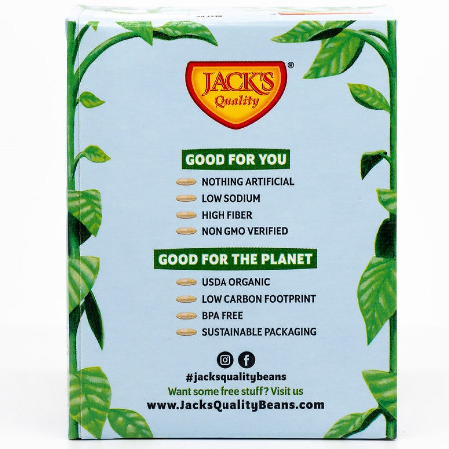 Jack's Quality Cannellini Beans Are Good For You Good For The Planet Organic BPA Free Sustainable Packaging