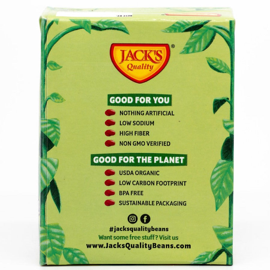 Jack's Quality Kidney Beans Are Good For You Good For The Planet Organic BPA Free Sustainable Packaging