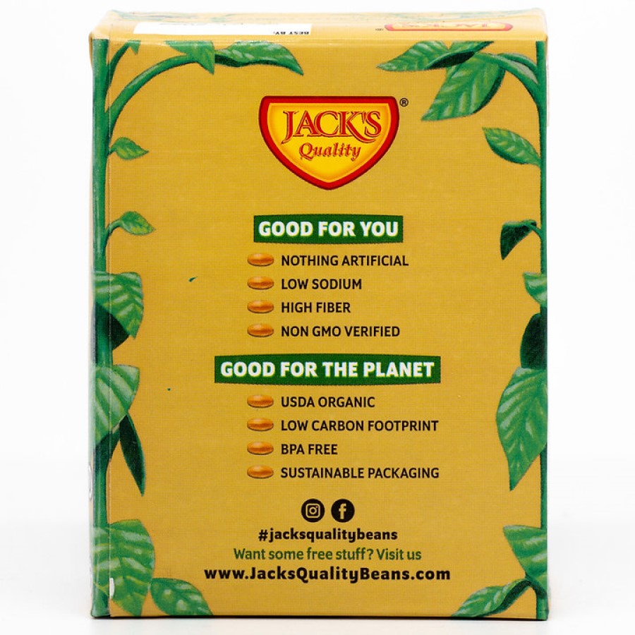 Jack's Quality Pinto Beans Are Good For You Good For The Planet Organic BPA Free Sustainable Packaging