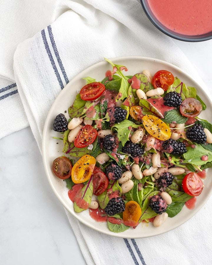 Organic Butter Bean Salad With Fresh Berries Jack's Quality Butter Beans