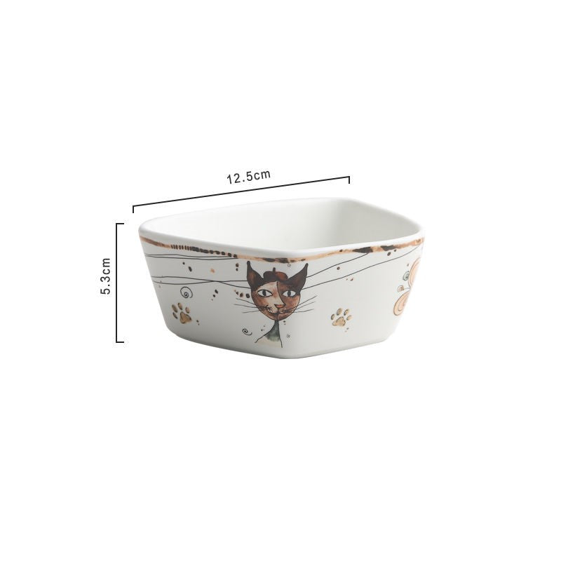 Classy Cats Jacques And Friends Irregular Shape Bowl Size Measurements