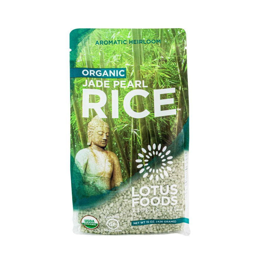 Lotus Foods Organic Heirloom Jade Pearl Rice 15oz
