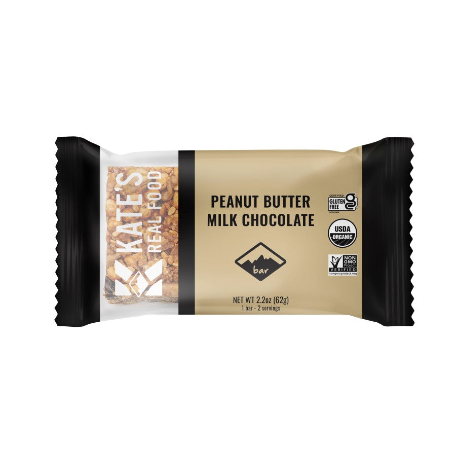 Kate's Real Food Peanut Butter Milk Chocolate Bar 2.2oz