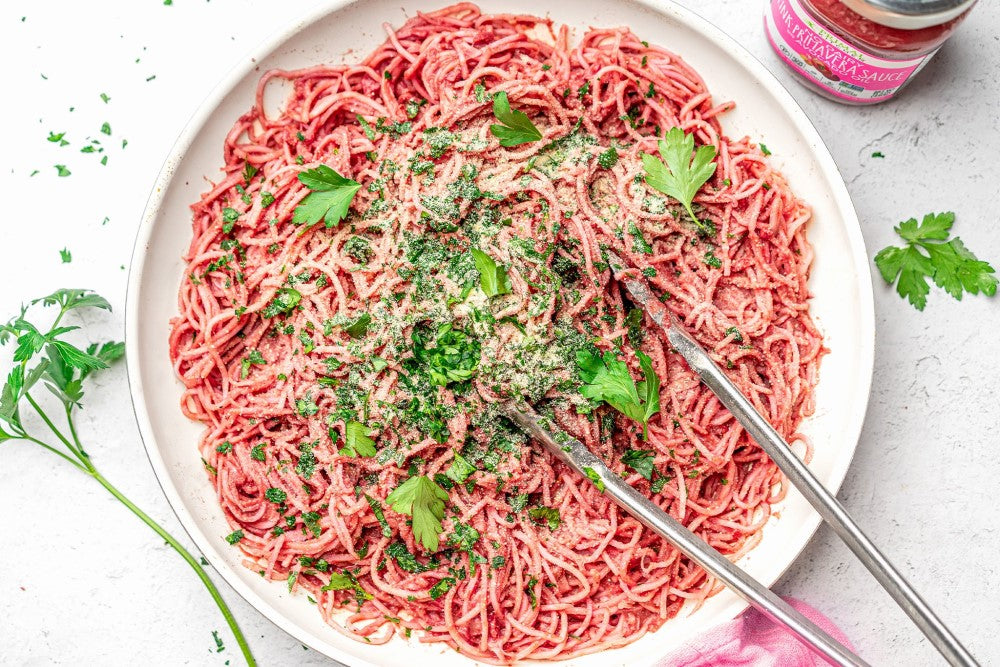 Keto Vegan Spaghetti With Whole30 Approved Pink Primavera Primal Kitchen Sauce