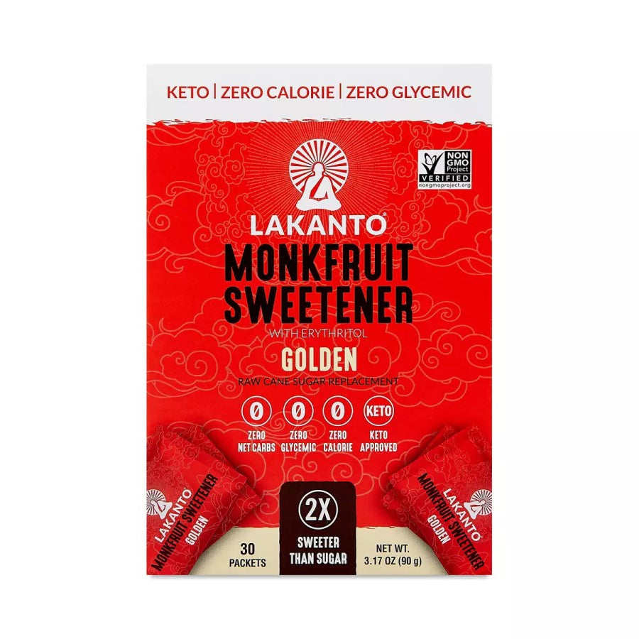 Lakanto Monkfruit Golden Sweetener 30 Packets