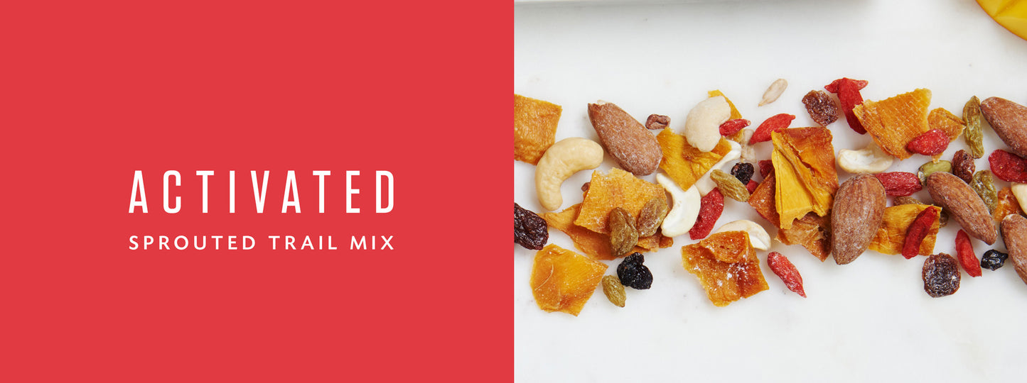 Activated Sprouted Trail Mix Living Intentions Spicy Mango Healthy Snack Food