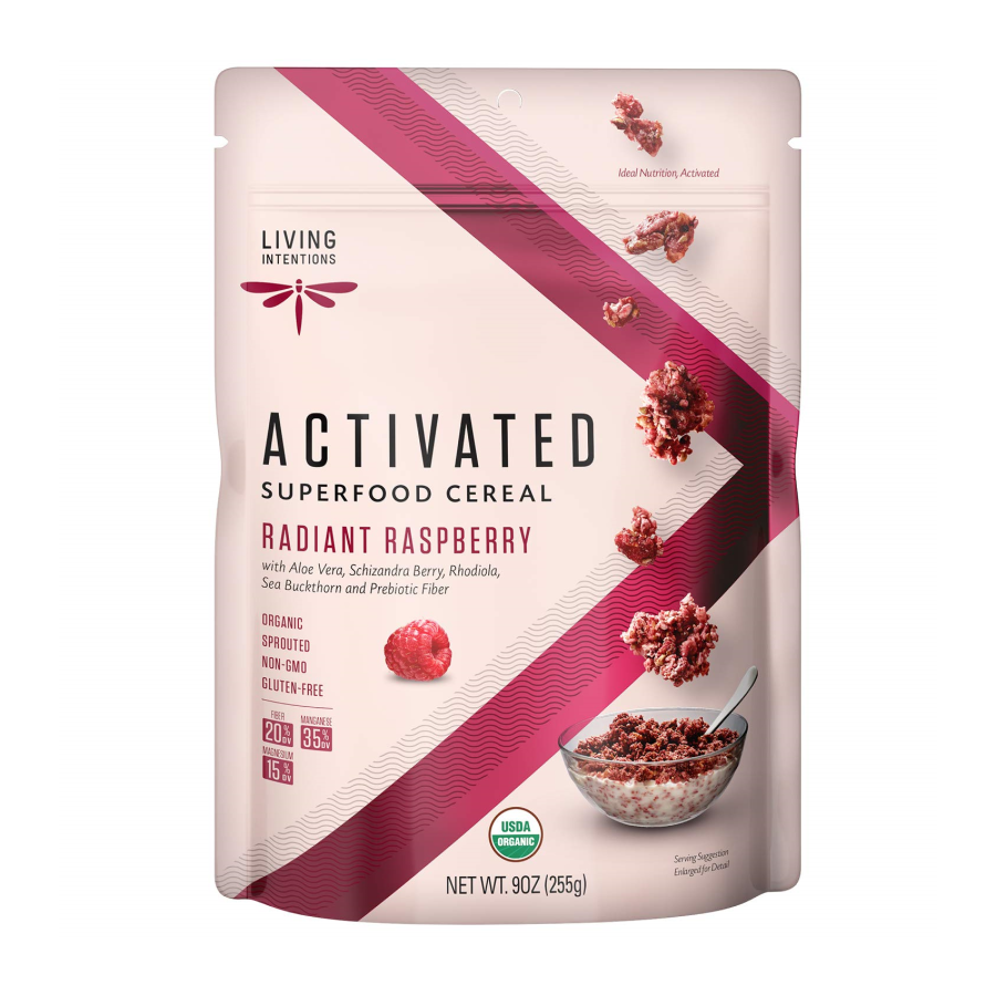 Living Intentions Activated Superfood Cereal Radiant Raspberry 9oz