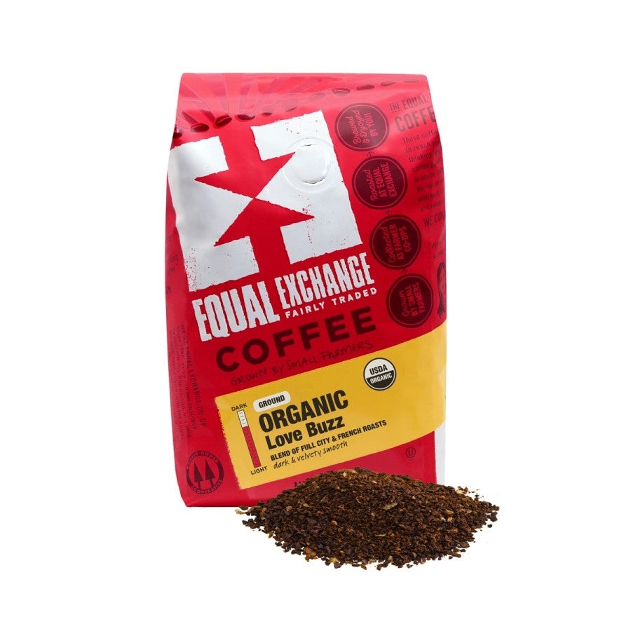 Equal Exchange Organic Coffee Love Buzz Ground 10oz
