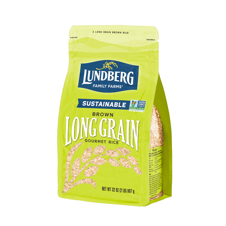Lundberg Family Farms Non-GMO Long Grain Brown Rice 32oz