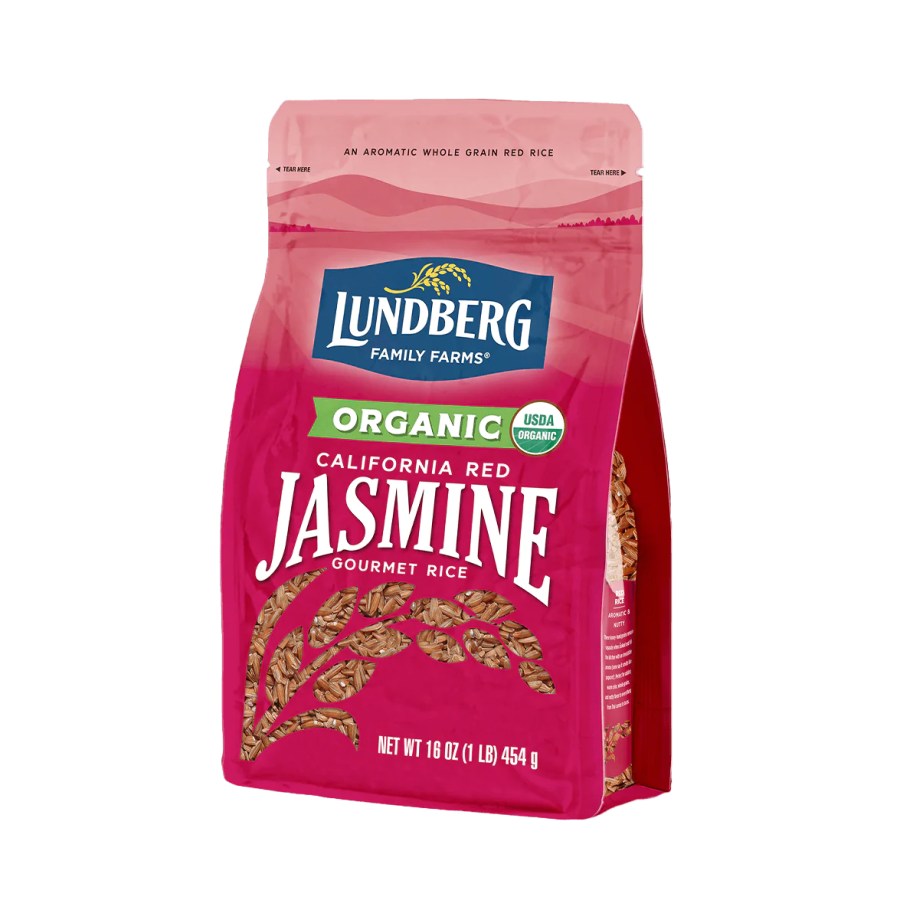 Lundberg Family Farms Organic California Red Jasmine Rice 16oz