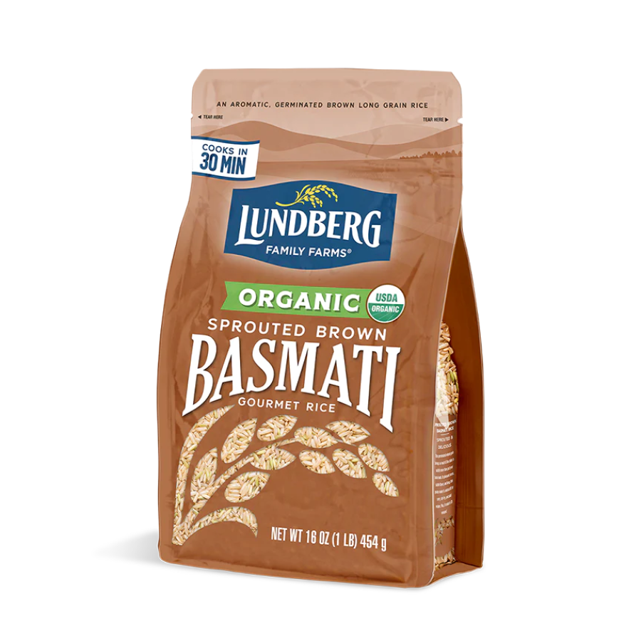 Lundberg Family Farms Organic Sprouted Brown Basmati Rice 16oz