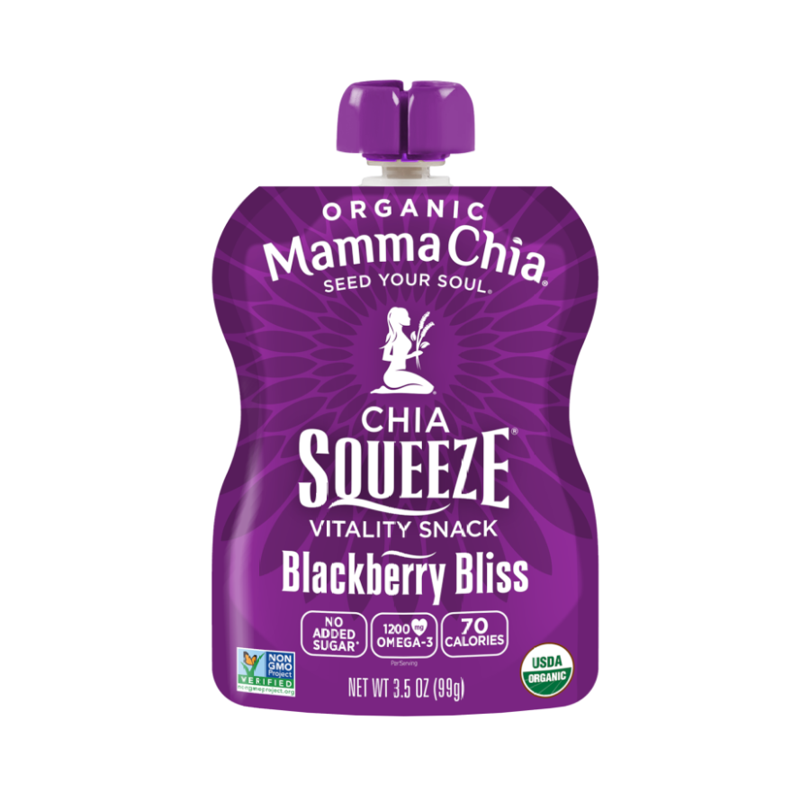 Mamma Chia Organic Chia Squeeze Blackberry Bliss 3.5oz