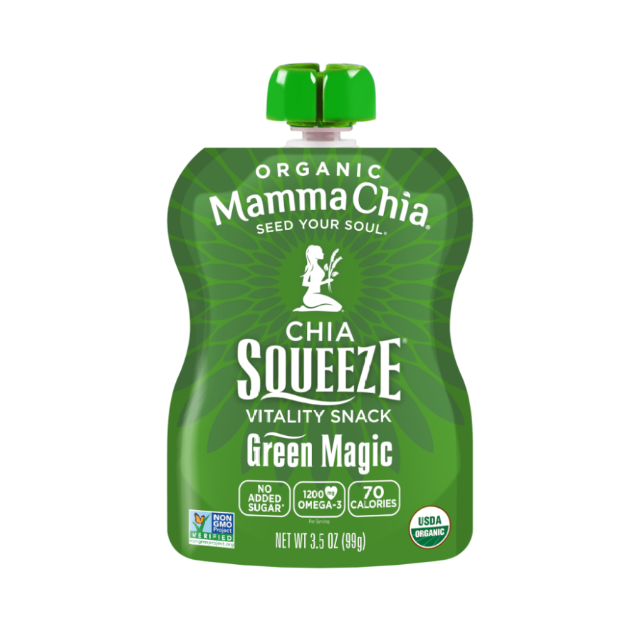 Mamma Chia Organic Chia Squeeze Green Magic 3.5oz