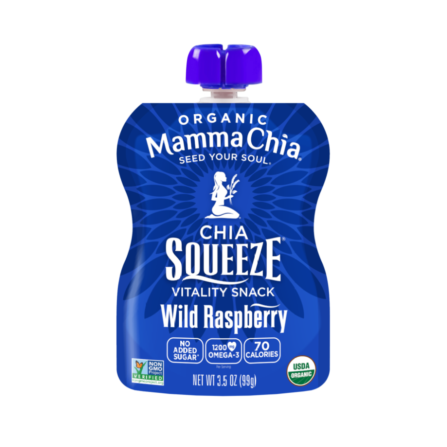Mamma Chia Organic Chia Squeeze Wild Raspberry 3.5oz
