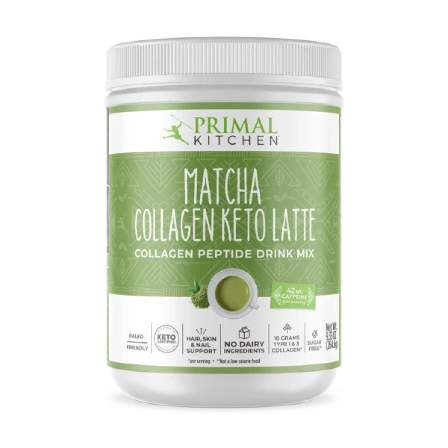 Primal Kitchen Matcha‌ ‌Collagen‌ ‌Keto‌ ‌Latte‌ Drink Mix 9.33oz