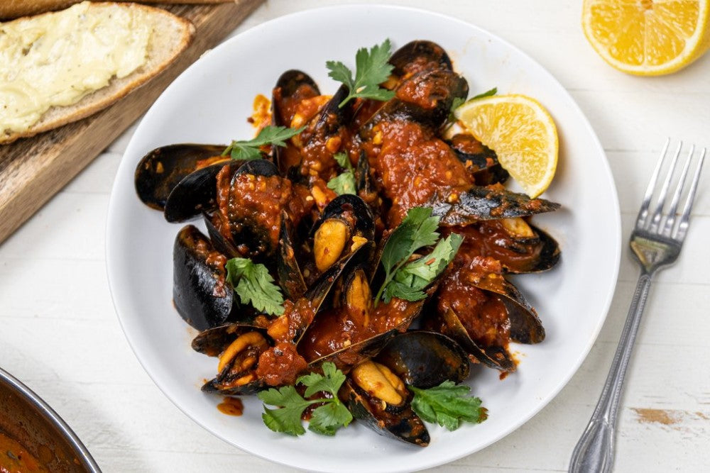 Mussels Fra Diavolo Primal Kitchen Recipe Using Arrabbiata Marinara Sauce