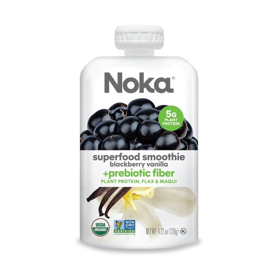 Noka Organic Superfood Smoothie Blackberry & Vanilla 4.22oz
